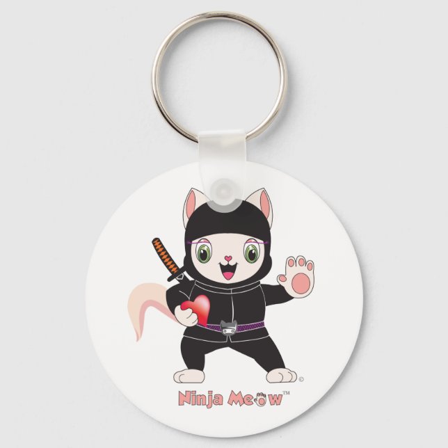 Llavero Ninja MEOW™ Keychain (Anverso)