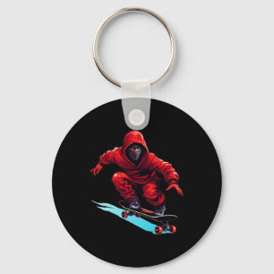 Llavero Ninja Skater - Patineta Skateboarder Patinaje