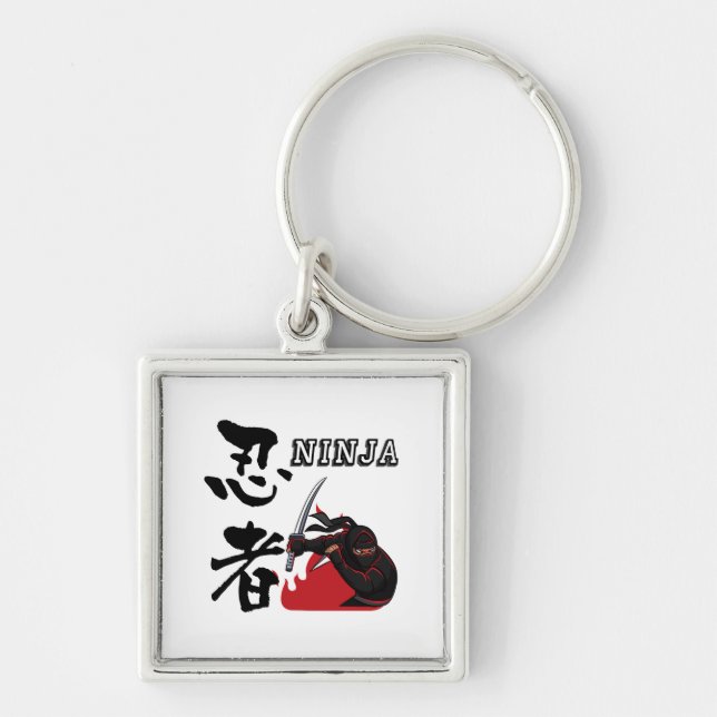 Llavero Ninja - Time to go to battle- (Frente)