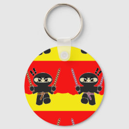 Llavero ninjas enojadas
