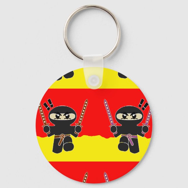 Llavero ninjas enojadas (Anverso)