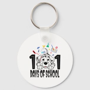 Llavero Niño 100 Días De Escuela Cachorro Dálmata 100º Día