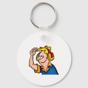 Llavero Niño Con Auriculares