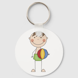 Llavero Niño con camisetas de balón de playa y regalos