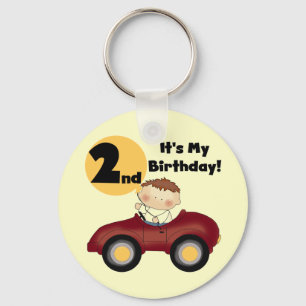 Llavero Niño con camisetas y regalos de segundo cumpleaños