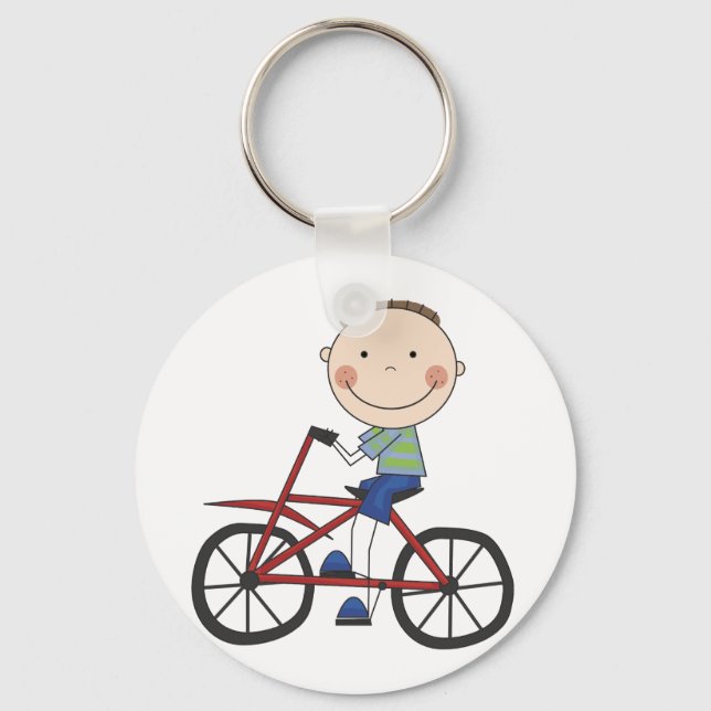 Llavero Niño con camisetas y regalos para bicicletas (Anverso)