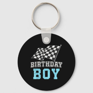 Llavero Niño Cumpleaños Coche de Carreras Piloto de Coche 
