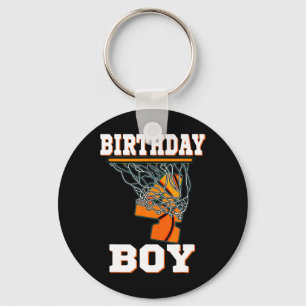 Llavero Niño de Basketball de 4 años cuarto Fiesta de cump