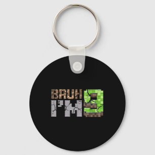 Llavero Niño De Cumpleaños 9 Bruh Soy Pixel Gamer De 9 Año