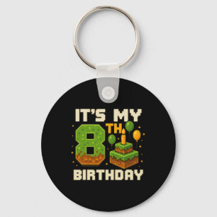 Llavero Niño de cumpleaños es mi niño de octavo cumpleaños