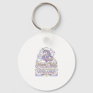 Llavero Niño de la Luna Unicornio Diseño Original de Zazzl