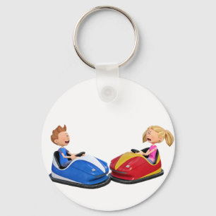 Llavero Niño personalizado y chica en coches Parachoque