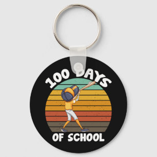 Llavero Niños 100 días de escolares 100 días de béisbol