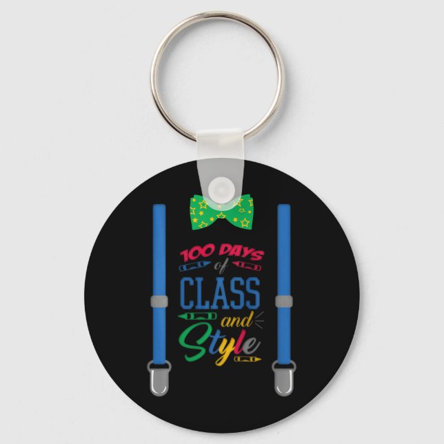 Llavero Niños 100 días de escuela - 100 días de clase a (Anverso)