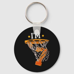 Llavero Niños 7 Nacimiento Baloncesto Soy 7 Chica 6 B