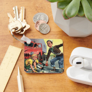 Llavero Niños Antiguos, Patrulla de Seguridad Infantil Ayu