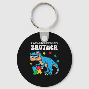 Llavero Niños Autismo Conciencia Azul Para Mi Hermano Trex