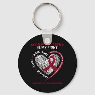 Llavero Niños Cáncer de Sangre Nana Mi Lucha Mieloma Múlti
