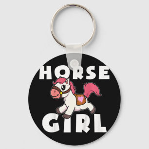 Llavero Niños Chicas de caballos malcriados Pony Maid Gall