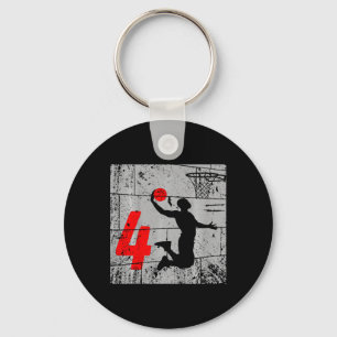 Llavero Niños con problemas de 4 años de edad cumpleaños d