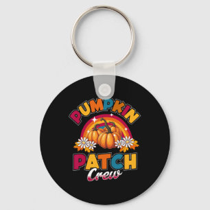 Llavero Niños de la tripulación de parche de calabaza caen