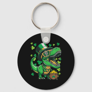 Llavero Niños Día de San Patricio Dinosaurio Saint Pattys 
