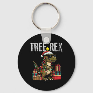 Llavero Niños dinosaurio de Navidad árbol Rex Xmas Trex ni