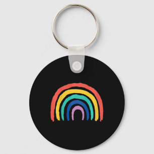 Llavero Niños dulces niños diseño arcoiris pintado Chica G