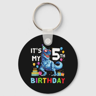 Llavero Niños es mi quinto cumpleaños feliz 5 años de T-Re
