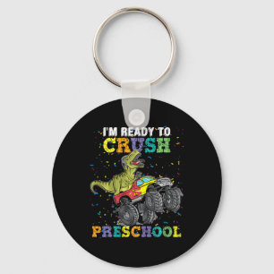 Llavero Niños Estoy Listo Para Aplastar Pre K Camión Monst