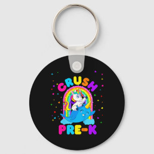 Llavero Niños Estoy Listo Para Aplastar Pre K Unicornio Ck