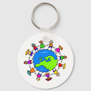 Llavero Niños europeos