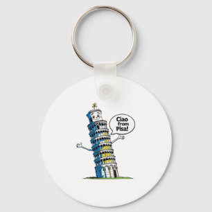 Llavero Niños Italia Torre inclinada Pisa hola Desde Pisa'