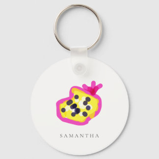 Llavero Niños modernos con la mano de la fruta de la pasió
