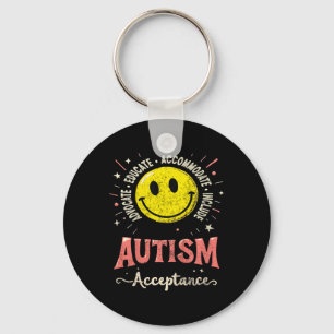 Llavero Niños niños niños autismo aceptación aceptación so