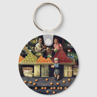 Llavero Niños pequeños y Naranjas