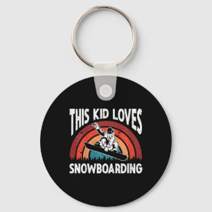 Llavero Niños Snowboard Arte Snowboard Invierno Guay Snowb