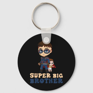Llavero Niños Superhéroe Super Hermano Mayor