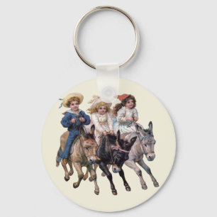 Llavero Niños y caballos de Victoria