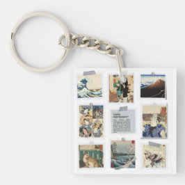 Llavero  NIPPON Japanese Ukiyo-e 