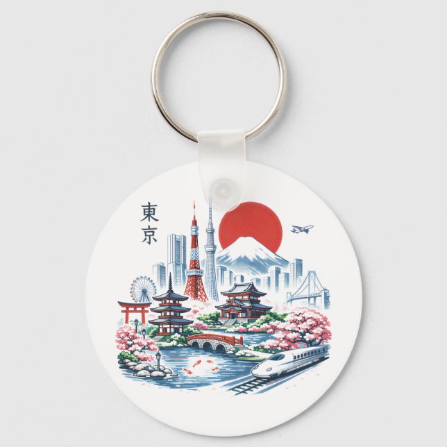 Llavero Nippon Sakura Tokyo Sakura  (Anverso)