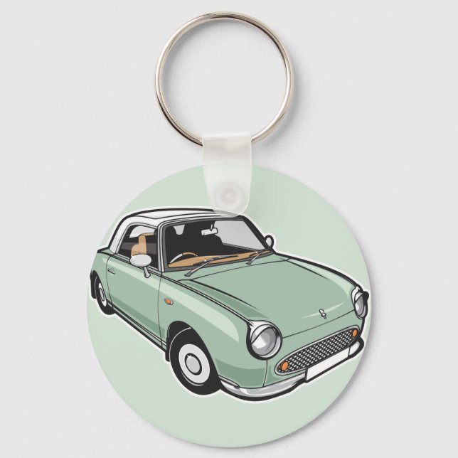 Llavero Nissan Figaro Emerald Green (Anverso)