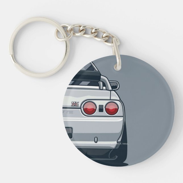 Llavero Nissan GTR R35, car,Porte-clés en acrylique (Frente)
