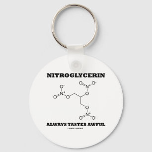 Llavero Nitroglicerina Siempre Tiene Miedo (Química)