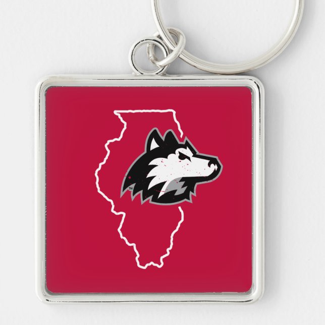 Llavero NIU Huskies State Love (Frente)