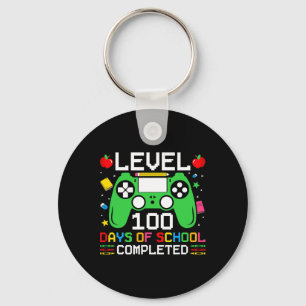 Llavero Nivel 100 Días Escolares Terminado Jugar A Un Niño