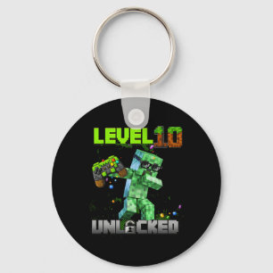 Llavero Nivel 10 Desbloqueado - Nacimiento Niño Pixel Game