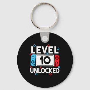 Llavero Nivel 10 Jugador desbloqueado 10.º Videojuego de c