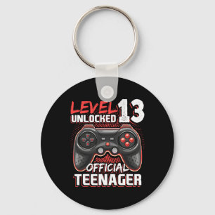Llavero Nivel 13 Juego de video oficial de adolescentes si