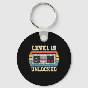Llavero Nivel 19 Desbloqueado Regalo de 19 Años Juego Dive